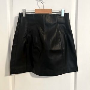 Zara Faux Leather Skirt